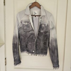 Women's Gray Ombre Denim Jacket